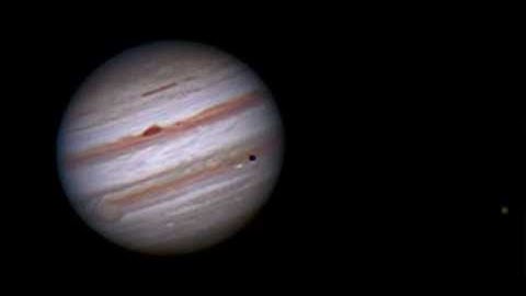 Jupiter timelapse video - Io transit