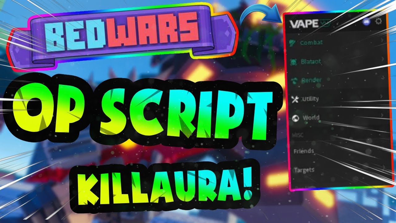 The most op roblox bedwars script killaura youtube