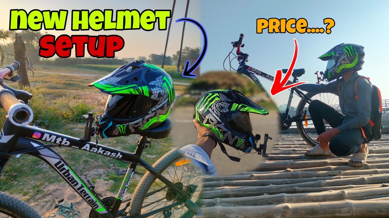 new helmet setup leliya 🥰|| in cheap price 10**? || blog shot in public 😂