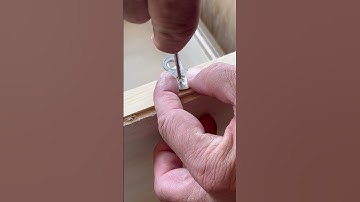 Figure eight fasteners are simple to install and work perfect for fastening table tops to aprons. 🤩