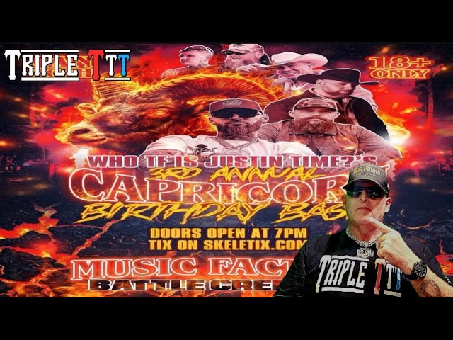 TripleT Live at Who TF is Justin Time? Birthday Bash