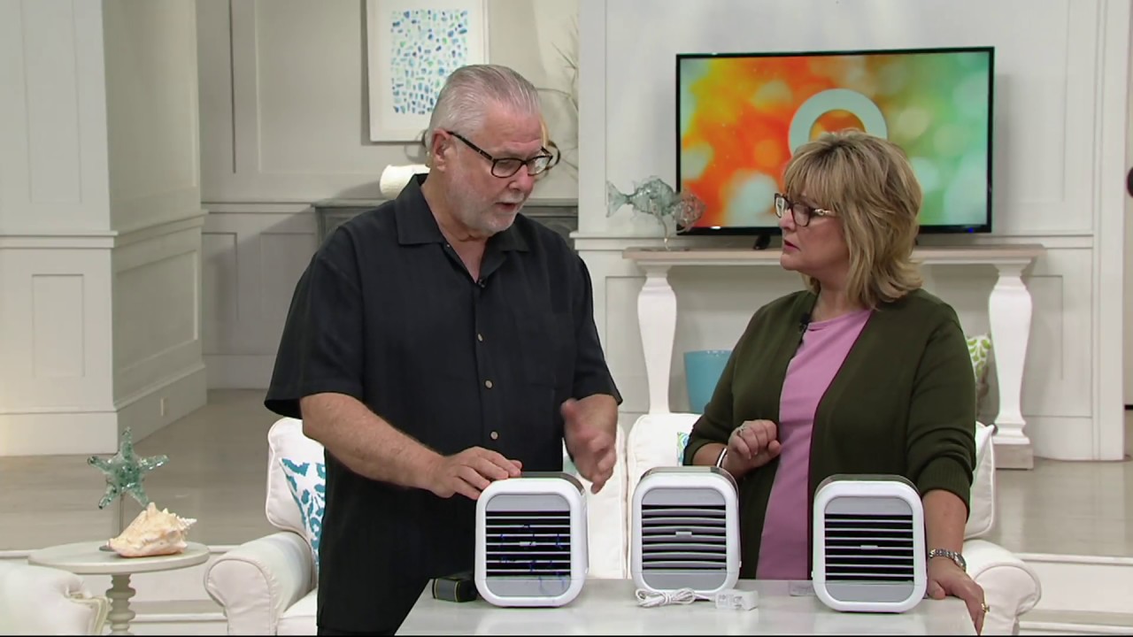 HoMedics MYCHILL Personal Space Cooler w/ 2 Fan Speeds on QVC - YouTube