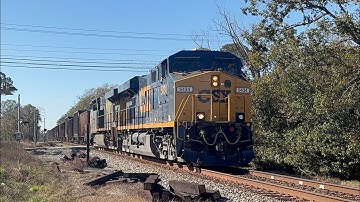 CSX L743-01 with CSX ES40DC 5434 leading with a NF K5HL 2PC on 02/02/2025