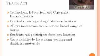 Copyright in Higher Education