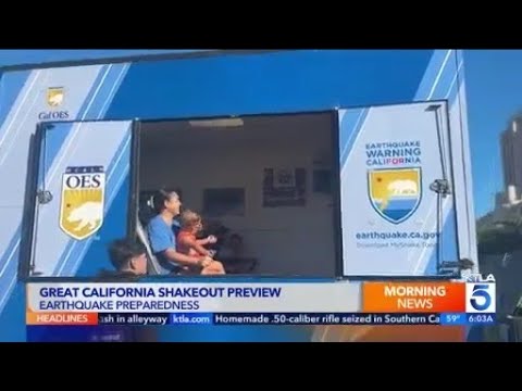 Angelenos encouraged to try earthquake simulator ahead of Great California ShakeOut