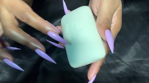 ASMR SOAP SCRATCHING & TAPPING; RELAXING SOAP SOUNDS