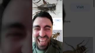 Scaring Her With A Bug Because She Hates Them