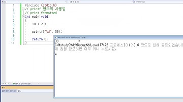 printf함수사용법