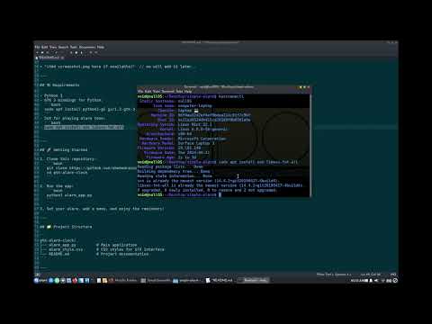 Lets make a Gtk task reminder app using python with linux-view