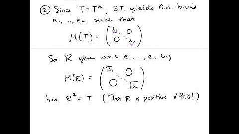 Intro 7C: Positive Operators