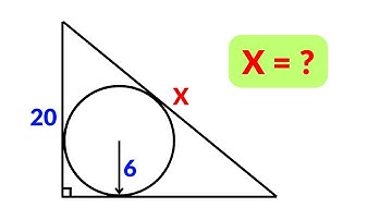 Find the length X | A Very Nice Geometry Problem