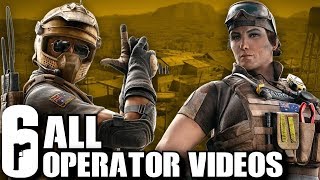 Rainbow Six Siege All Operator Videos Including DLC (Year 4, Year 3, Year 2, Year 1) Trailers