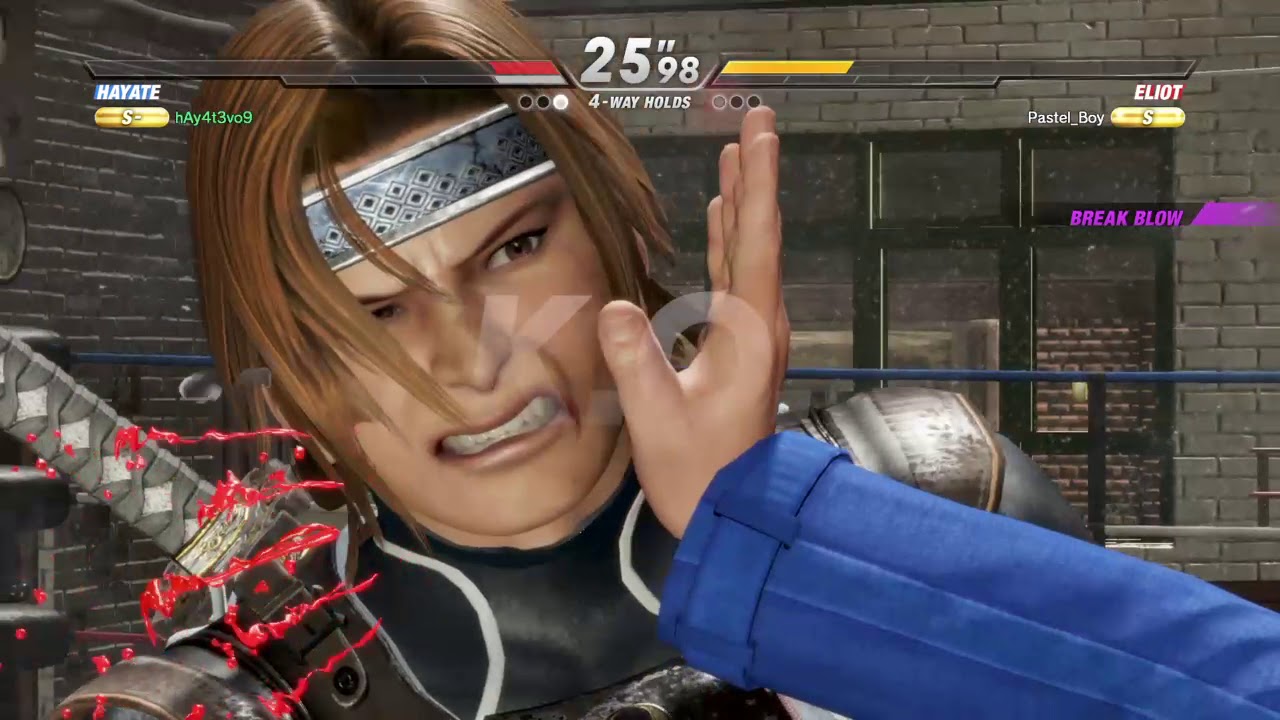 DEAD OR ALIVE 6: Me(Hayate) Vs PastelBoy (Eliot)