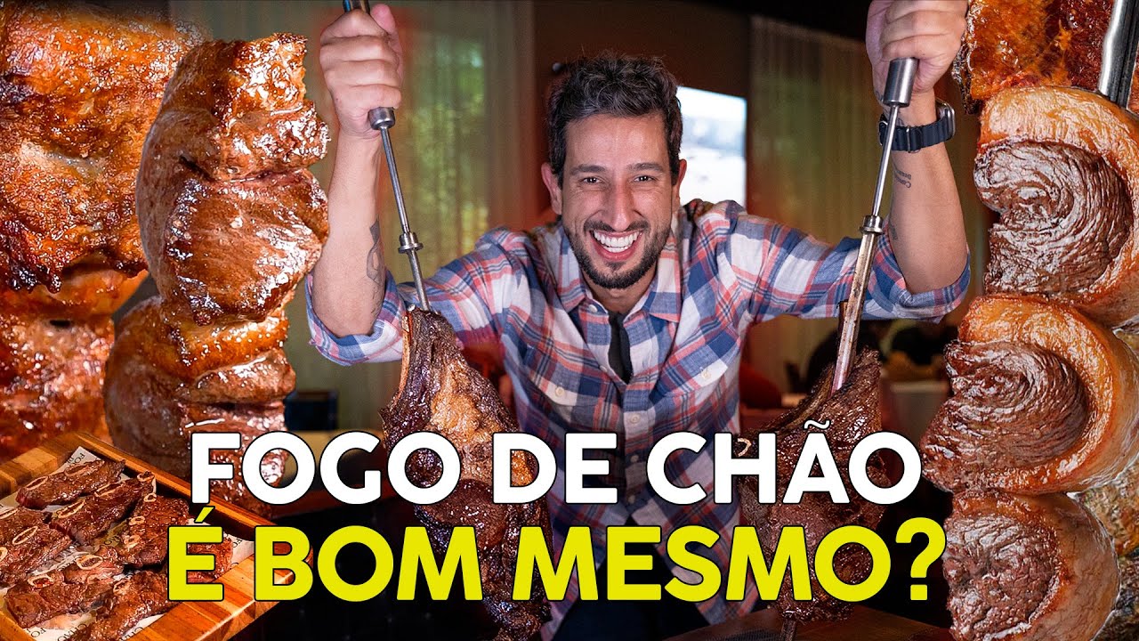 Netão foi comer Rodízio no Fogo de Chão - Será que foi bom? | Netão Bom Beef