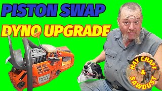 Husq 455 Rancher Piston Swap *and* UPGRADES to OUR CHAINSAW DYNOMOMETER (DYNO)