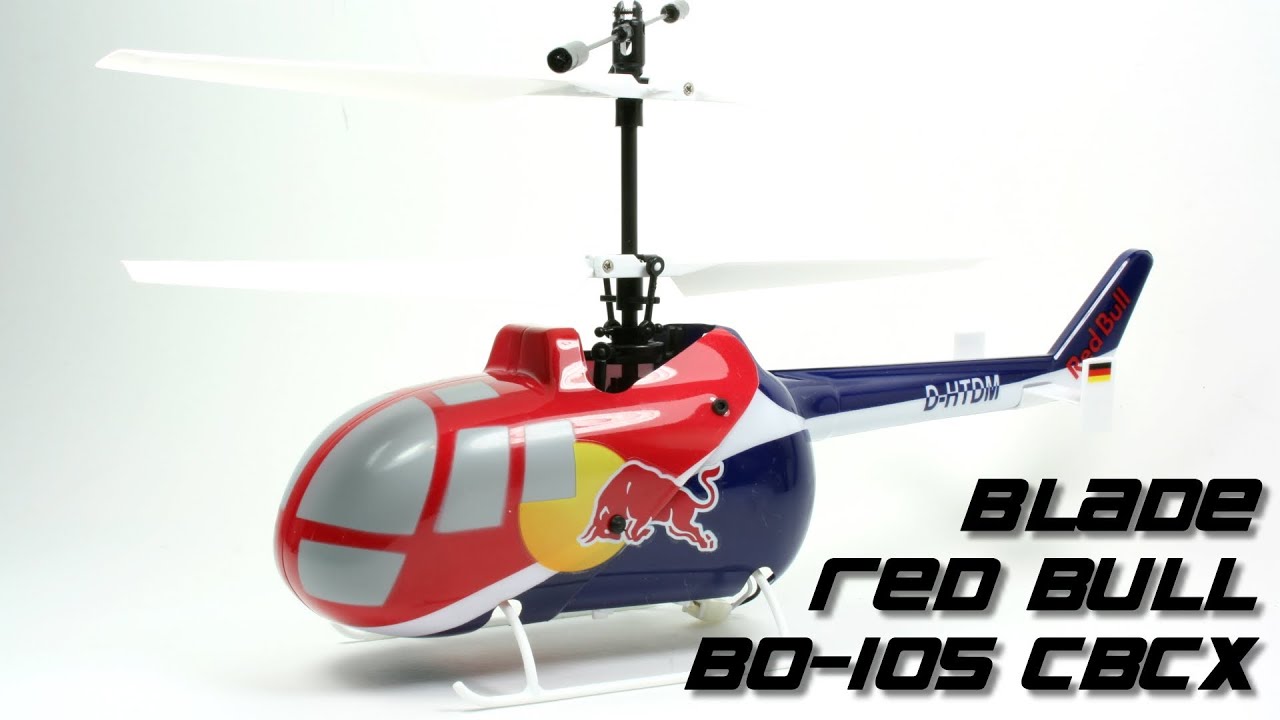 Blade Red Bull BO105 CBCX RC helicopter Indoor flight (The Flying Bulls) YouTube