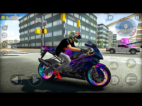 Yeni RGB Tasarımlı Motor Aldım -  Extreme Motorbike #4 - Android Gameplay FHD