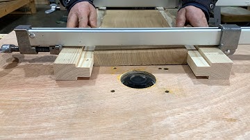Flattening Board On the Simple Router Table / Woodworking Router Skill