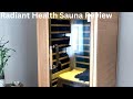 Radiant health sauna 2 year review radianthealthsauna infraredsauna sauna