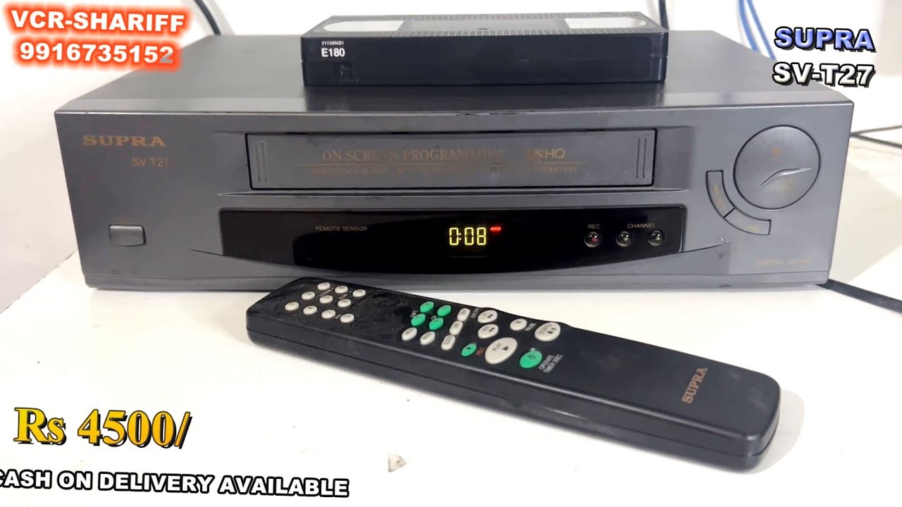 SUPRA VST27 WITH REMOTE VCR SOLD OUT FROM BANGALORE TO AMETHI(U P