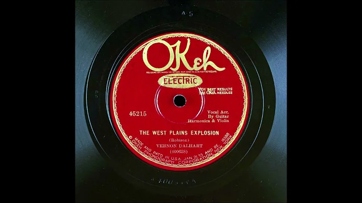 Vernon Dalhart and Carson Robison - The West Plain...