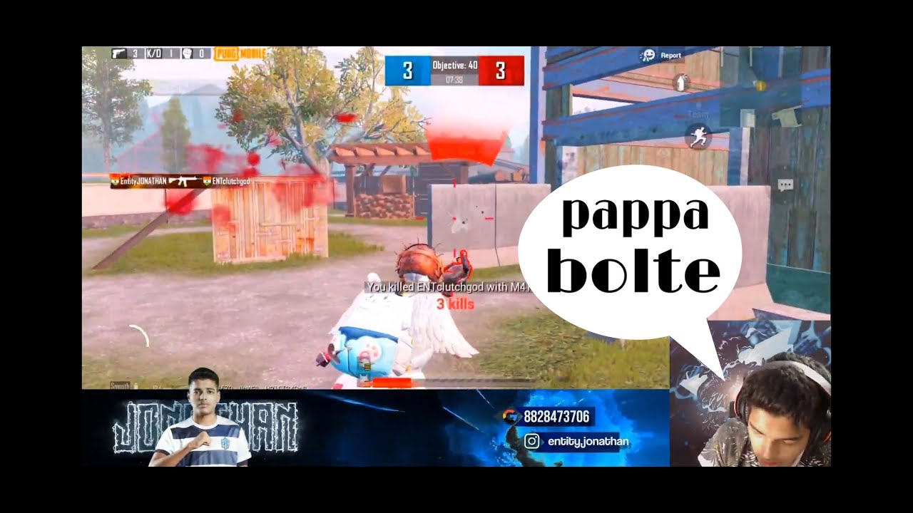 EntityJonathan Vs Entityclutchgod | 1v1 TDM match | Guess Who will win | 