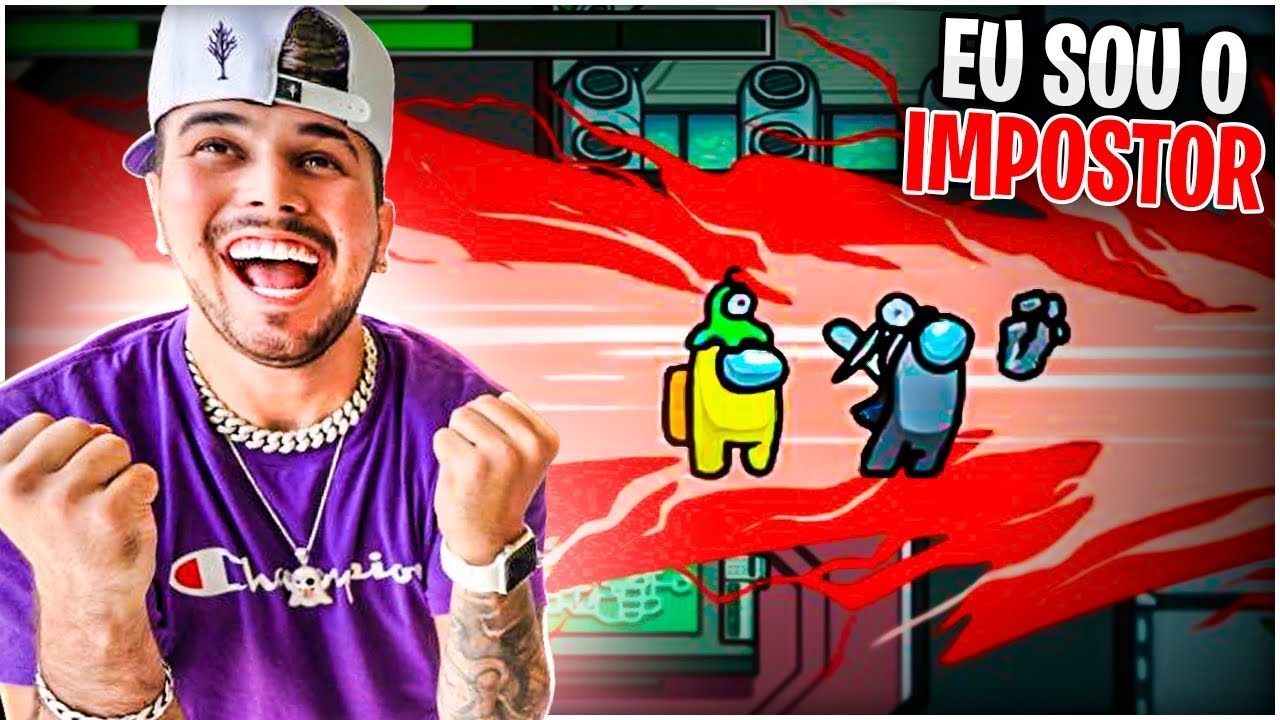 SOU IMPOSTOR NO AMONGS !! * enganei todos meus amigos * 😂😂