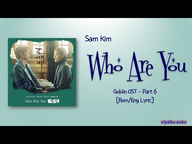 Sam Kim (샘김) – Who Are You [Goblin OST Part 6] [Rom|Eng Lyric] class=