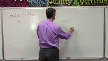 Algebra 1130 p. 15