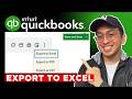 How to Export QuickBooks Online Reports to Microsoft Excel (QBO 2026)