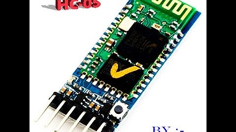 HC-05 Bluetooth serial terminal with arduino uno