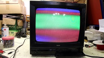 Goldstar PC-91 CRT TV Chassis RGB Mod and AV Input Without a Remote