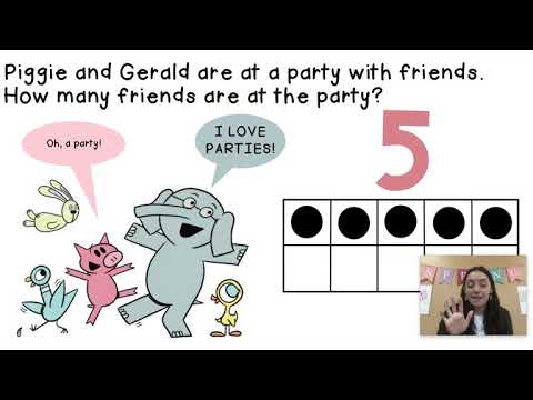 Count with Elephant and Piggie! Ten Frames Practice