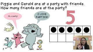 Count with Elephant and Piggie! Ten Frames Practice
