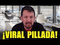 PABLO IGLESIAS PILLADO en la SALA VIP del aeropuerto