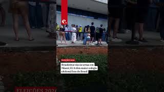 Brasileiros vão às urnas em Miami; EUA têm maior colégio eleitoral fora do Brasil