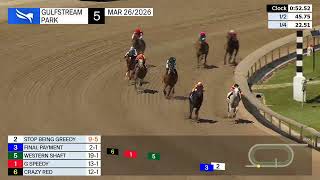 Gulfstream Park March 26, 2026 Race 5