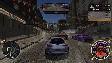 NFS Most Wanted REDUX V3 - Alfa Romeo Brera VS 15 Opponents + Max Level Cops