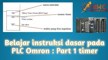 Part 1 : Belajar Instruksi TIMER Pada PLC Omron (CX Programmer)