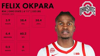 Felix Okpara - Ohio State - 2023-24 Transfer Portal Highlights