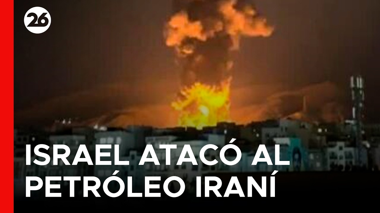 🚨 IRÁN | Así fueron atacados depósitos de petróleo en Teherán