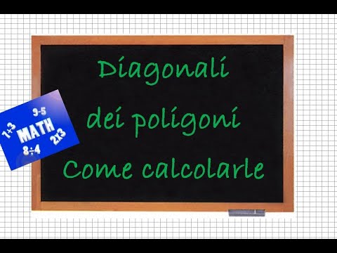 Video: Come Dimostrare Che Le Diagonali In Un Trapezio Sono Uguali?