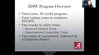 Celebrity UA DSW Information Session 2021 Profile