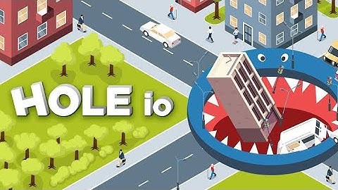 Hole.io - Gameplay walkthrough part 10 - swallowing everything & Dominate the city #gaming #games