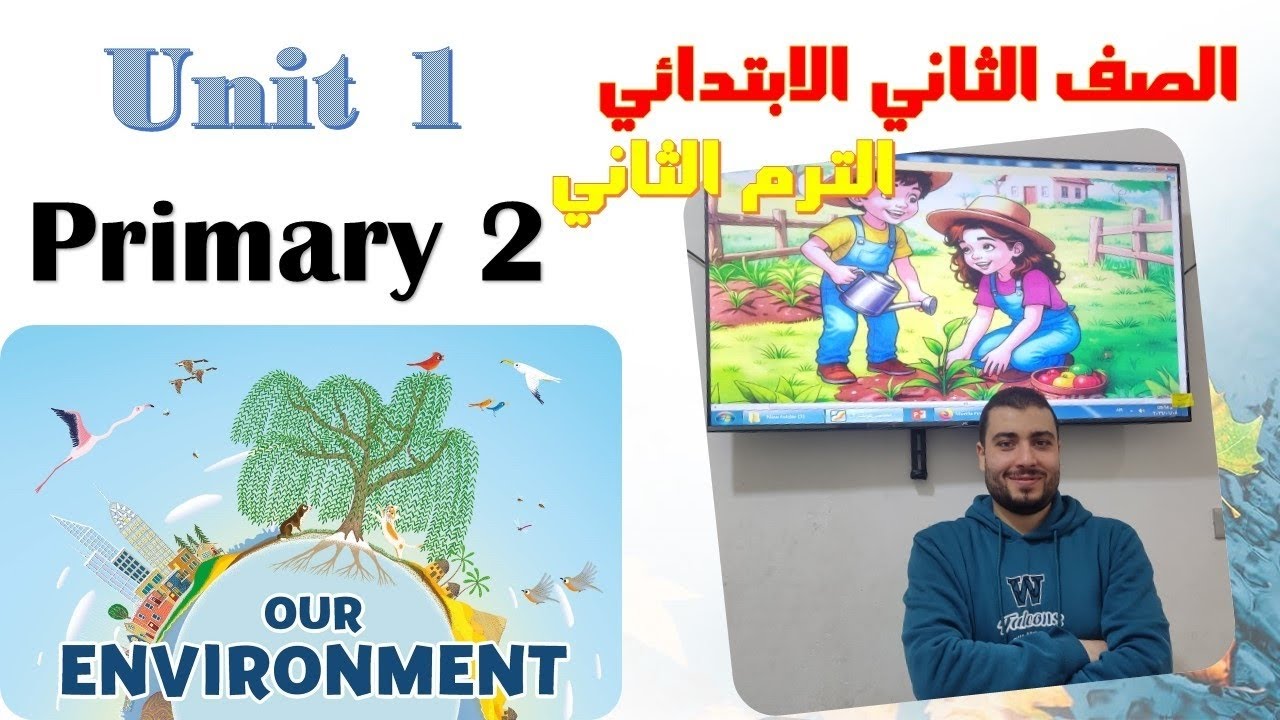 انجلش  English| الصف الثاني الابتدائي ،الترم الثاني Unit 1 lesson1