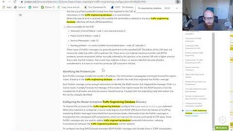 JPR-961 | MPLS | Traffic Engineering | TED | 2
