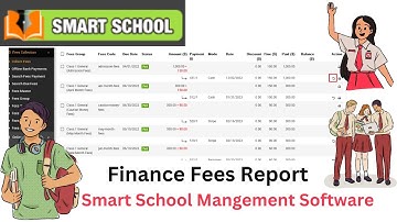 Part 43: Fees Report | Smart School Software |2024 | School Management Software| Localhost| #school