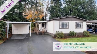 Just Listed - 804 Mt. Villa Dr Enumclaw, WA 98022