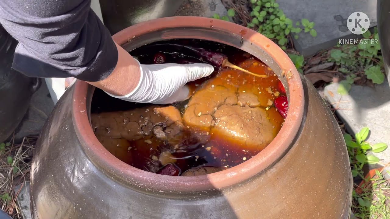 전통장 잘 가르는 법.