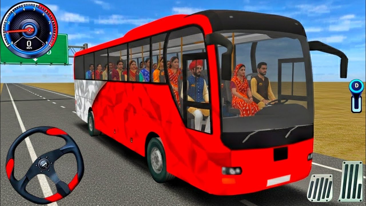 Realistic Public Transport City Bus Games - City Coach Bus Simulator Game 2026 - Andriod Gameplay
